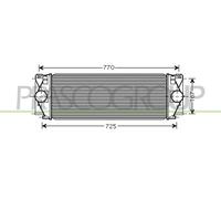 PRASCO Échangeur De Chaleur Pour Mercedes-Benz Sprinter 3-T Fourgon 906 211 CDI