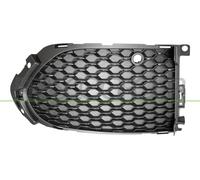 Prasco GRIGLIA DESTRA PARAURTI Nera-ChiUSA CON FORI PDC MOD. S/R-SPORT