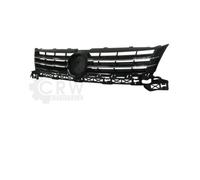 PRASCO Grille De Radiateur Compatible Pour VW Touran 1T3 Noir Avec Bandeau