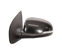 Rétroviseur gauche électrique-noir-avec feu-convexe-chrome Hyundai I20-(Ann