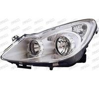 Prasco Projecteur principal OP0344904 1216189 Avant gauche Opel Corsa D 2006 et suivant Chromé