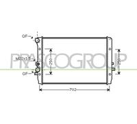 Radiateur, refroidissement du moteur PRASCO ST420R006