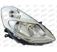 Projecteur droit H7-H7 électrique sans moteur-chrome Renault Clio-(Année 2009-2