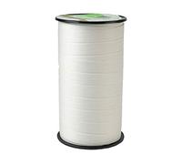 Prasent Cottonfield Ruban à friser en coton Blanc 50 m x 10 mm