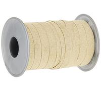 PRÄSENT Prasent Ruban en polypropylène Doré pailleté 100 m x 10 mm