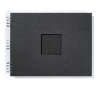 Prat - Album photo Marmara Noir 28x35cm - 30 feuillets noirs 250gr - F005103