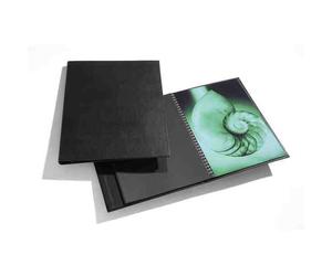 Prat - Book rechargeable à spirale MODEBOOK Portrait + 10 pochettes polyester - 21x30cm