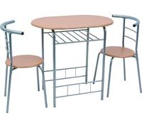 PRATESI Table avec 2 CHAISES Naturel cm.84x53 h81
