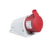 PratiKa socle de prise incliné -32 A 3P+N+T 380-415 V CA en saillie- IP44 SCHNEI