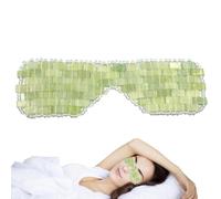 Pratique Apaisant : Offrez-vous une détente sans stress et un ajustement confortable avec notre masque pour les yeux de jade. Réutilisable et durable, facile à nettoyer simplement avec un Pa