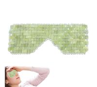 Pratique Apaisant : Offrez-vous une détente sans stress et un ajustement confortable avec notre masque pour les yeux de jade. Réutilisable et durable, facile à nettoyer simplement avec un Pa