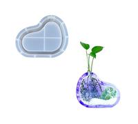 Pratique Artistics Moule en silicone robuste pour concevoir vos propres flux de sable irréguliers vases tubes à essai usage quotidien décontracté facile à démouler