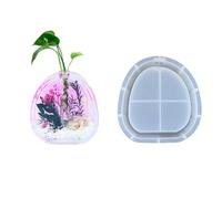 Pratique Artistics Moule en silicone robuste pour concevoir vos propres flux de sable irréguliers vases tubes à essai usage quotidien décontracté facile à démouler