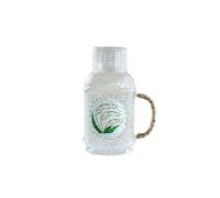 Pratique Carafe à eau en verre de 2 200 ml avec couvercle, bouilloire en verre résistant à la chaleur avec une tasse for infusion chaude et froide, thé glacé, jus Pichet à thé glacé