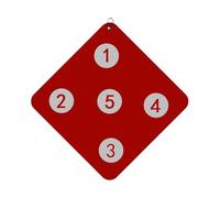 Pratique ciblée, équipement d'entraînement de clôture | Pratique de montage mural | Outil pour améliorer les compétences, outil auxiliaire à domicile avec cinq yeux de pour et