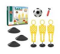 Pratique de football - Équipement d'entraînement sportif - Kit d'obstacles multi-cible - Fun Soccer Skill Builder - Kit d'activités interactive pour pour filles, Backyard Park Fitness - Jouet
