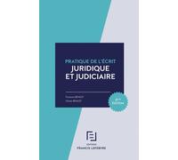 Pratique De L'écrit Juridique Et Judiciaire