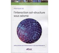 Pratique de l'interaction sol-structure sous séisme Application aux fondations et aux soutènements - Stéphane Brule - Afnor - broché - Etude