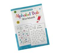 Pratique de rédaction de lettres pour les - A4 Alphabet Traçage du tracé pour 3 à 6 ans, livre de pratique de l'apprentissage précoce interactif pour la classe préscolaire, les études à domici
