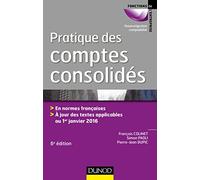 Pratique des comptes consolidés - 6e éd. - En normes françaises: En normes françaises, à jour des textes applicables au 1er janvier 2016