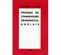 Pratique du commentaire grammatical anglais
