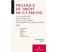 Pratique du droit de la presse 2026/2027 - Presse écrite édition - télévision - radio - Internet Christophe Bigot (Auteur)