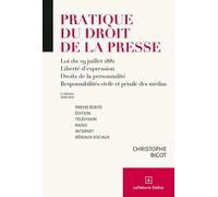 Pratique Du Droit De La Presse - Loi Du 29 Juillet 1881, Liberté D'expression, Droits De La Personnalité, Responsabilités Civile Et Pénale Des Médias
