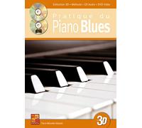 MINVIELLE-SEBASTIA - PRATIQUE DU PIANO BLUES EN 3D CD + DVD