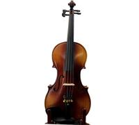Pratique du violon Pièces de violon 4/4 en bois massif fait main en ébène avec un son clair et magnifique(1/4)