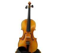 Pratique du violon Pièces de violon 4/4 en bois massif fait main en ébène avec un son clair et magnifique(1/4)
