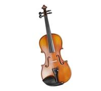 Pratique du violon Violon professionnel en bois massif fait main taille 4/4 avec pièces en ébène(1/8)