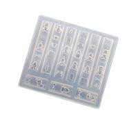 Pratique et robuste en silicone pour nail art avec motifs papillons et fleurs, portable pour les amateurs d'artisanat, usage quotidien, décoration de la maison