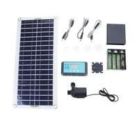 Pratique, haute efficacité, énergie solaire 5 m, élévateur 100 W, panneau de stockage de batterie intégré pour bassin extérieur, fontaines, eau solaire avec boîte de rangement d'énergie