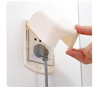 Pratique Plastique Bébé Anti-électrique Prise Couvercle Antipoussière Étanche Prise Interrupteur Étanche Boîtier De Protection 1pc