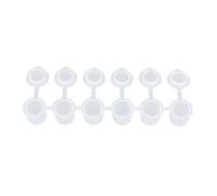 Pratique pour travaux manuels artistiques, 6 bandes, bandes de peinture vides, 3 ml, avec couvercles, pots de peinture avec couvercles ajustés pour bricoleurs, conteneurs de stockage