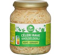 Pratique pour vos repas rapides - CARREFOUR CLASSIC' Céleri-rave râpé, Pot de 190g - Lot de 4