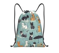 Pratique Sac À Dos À Cordon Il Pleut des Cordes Sacs À Cordon Sport Moderne Sac De Natation pour Natation Swimming Fitness 36X42Cm