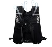 Pratique : sac de sangle de poitrine d'hydratation, support de téléphone réfléchissant avec fente de bouteille | Ceinture de caleçon d'équipement de sport léger, poche de transpor, noir, Consulte la