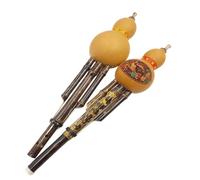 Pratiquer Hulusi Instrument Hulusi pour débutants en do et si bémol bambou violet(B-flat with Box)