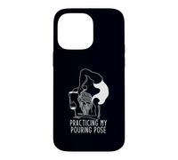Pratiquer ma Pose de versement drôle Yoga vin Humour Coque pour iPhone 14 Pro Max
