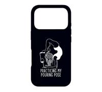 Pratiquer ma Pose de versement drôle Yoga vin Humour Coque pour iPhone 17 Pro