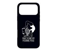 Pratiquer ma Pose de versement drôle Yoga vin Humour Coque pour iPhone 17 Pro Max
