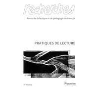 Pratiques de lecture: Recherches, n° 80/ 1er semestre 2024