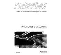 Pratiques de lecture Recherches, n° 80/ 1er semestre 2024 - Collectif - Presses Universitaires Du Septen-Trion - broché - Revue