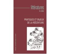Pratiques et enjeux de la reécriture en littérature - Claude Grimal - Presses Universitaires Du Midi - broché - Revue