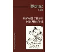 Pratiques et enjeux de la reécriture en littérature - Sylvie Vignes - Presses Universitaires Du Midi - broché - Revue