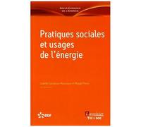 Pratiques Sociales Et Usages De L'énergie