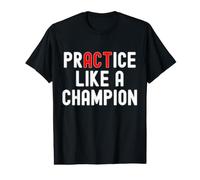 Pratiquez comme Un Champion Tee Sports Athletics Team Player T-Shirt Graphique avec Valeur