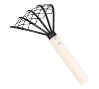 Pratto Rake | Râteau de jardin claiglized | Outil manuel avec 5 dents robustes | Zappator polyvalent pour creuser le sable de déserts Arierare terraa pratto pratto cortile paysage extérieur