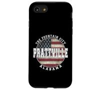 Prattville Alabama Drapeau américain Vintage Coque pour iPhone SE (2020) / 7/8